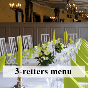 3 retters menu