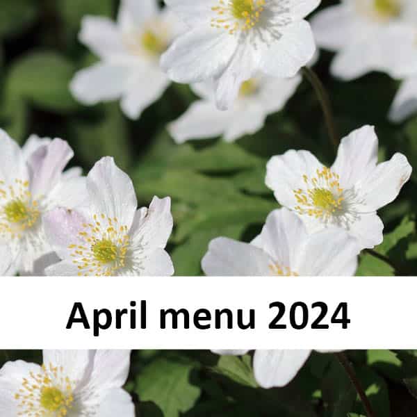 April menu 2024
